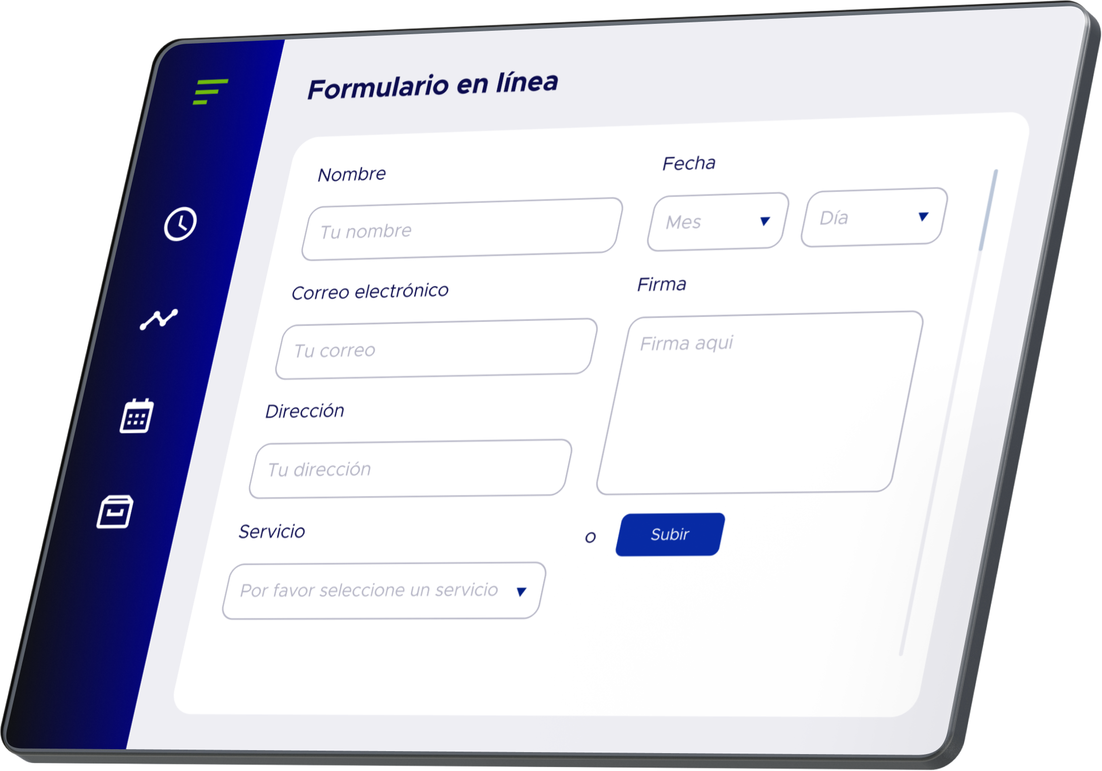 Formularios En L Nea Acf Technologies